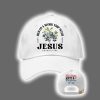 Retro Red White Blueberries Charlie Kirk Hes On A Work Trip With Jesus Print Baseball Cap 3