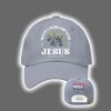 Retro Red White Blueberries Charlie Kirk Hes On A Work Trip With Jesus Print Baseball Cap 4