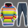 Riley Rainbow Inside Out Halloween Costume Hoodie Joggers