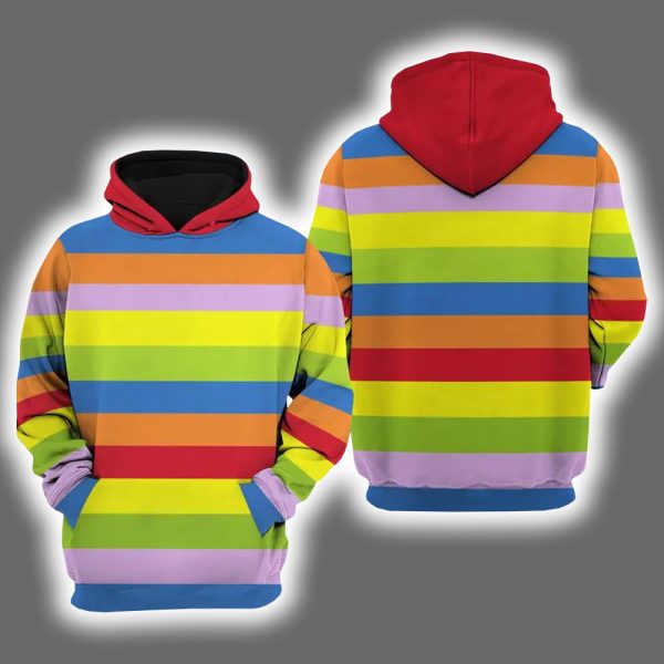 Riley Rainbow Inside Out Halloween Costume Hoodie Joggers 2