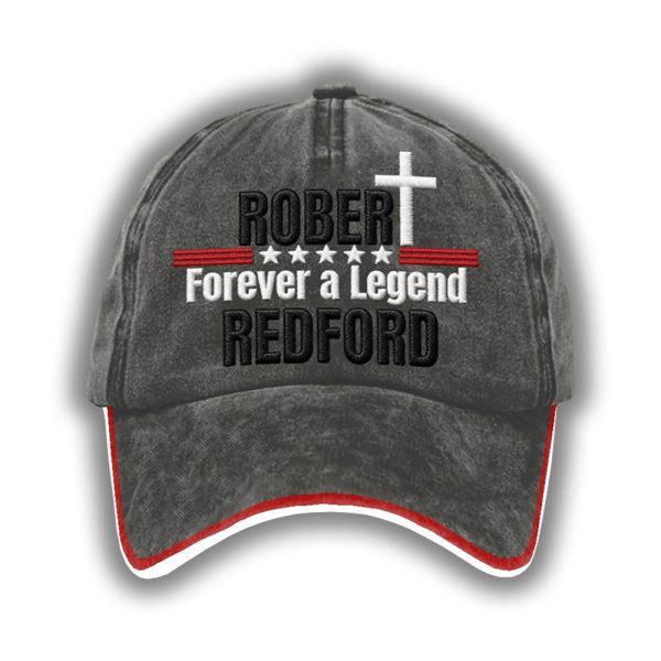 Robert Forever A Legend Redford Print Hat