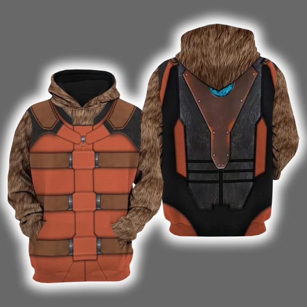 Rocket Raccoon Halloween Costume Hoodie Joggers 2