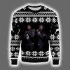 Roquan Smith and Patrick Queen Ravens Ugly Christmas Sweater
