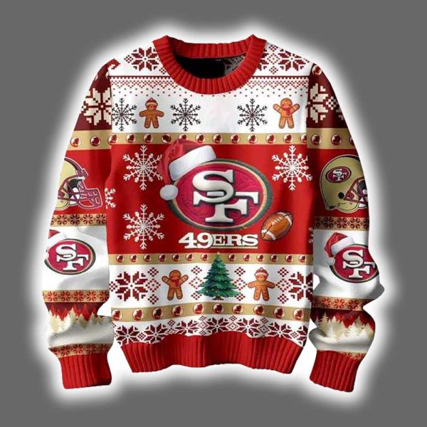 SF 49ers They Not Like Us Ugly Christmas Sweater 2
