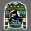 Santa Batman Merry Christmas Ugly Christmas Sweater