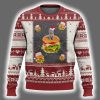 Santa Cat Hamburger Lover Galaxy Outer Space Ugly Christmas Sweater 2