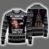 Santa Hockey All I Want For Christmas Is Your Two Front Teeth Ugly Christmas Sweater