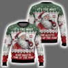 Santa It's The Most Wine Derful Time Of The Year Ugly Christmas Sweater