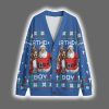 Santa Jesus Birthday Boy Funny Christmas Cardigan 3