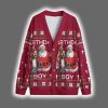 Santa Jesus Birthday Boy Funny Christmas Cardigan 4