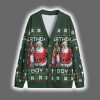 Santa Jesus Birthday Boy Funny Christmas Cardigan 5