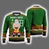 Santa Naughty Center Ugly Christmas Sweater 2