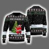 Santa Naughty Stop Staring At My Package Ugly Christmas Sweater