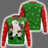 Santa Offensive Meme Ugly Christmas Sweater