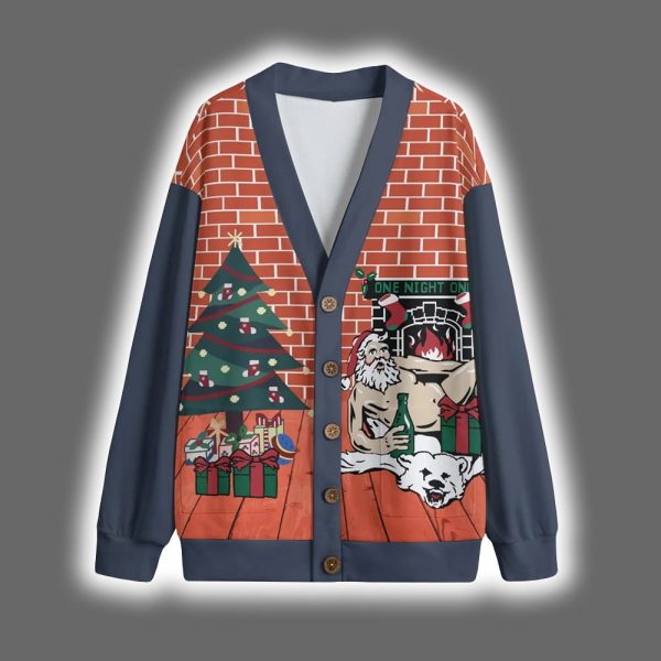 Santa One Night Only Christmas Cardigan 4