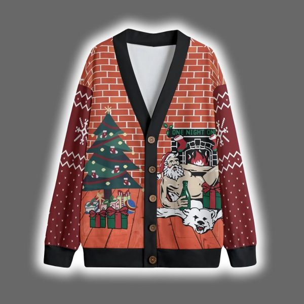 Santa One Night Only Christmas Cardigan 5