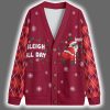 Santa Sleigh All Day Dirty Christmas Cardigan 2 1
