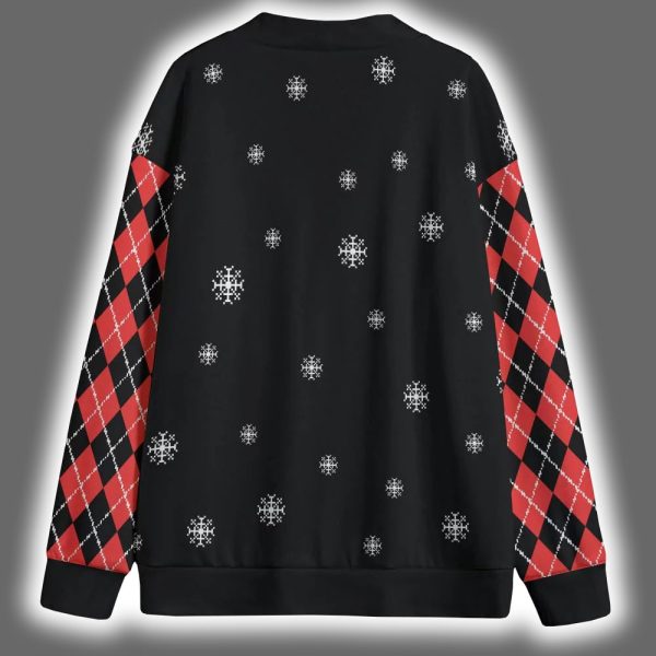 Santa Sleigh All Day Dirty Christmas Cardigan 4 1
