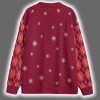 Santa Sleigh All Day Dirty Christmas Cardigan 6 1