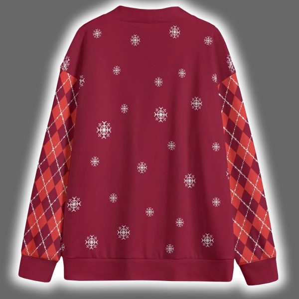 Santa Sleigh All Day Dirty Christmas Cardigan 6 1