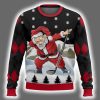 Santa Sport Golf Custom Ugly Christmas Sweater 2