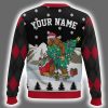 Santa Sport Golf Custom Ugly Christmas Sweater 3