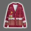 Santa Upside Down Merry Christmas Cardigan