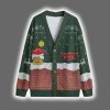 Santa Upside Down Merry Christmas Cardigan 2