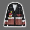 Santa Upside Down Merry Christmas Cardigan 5