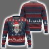 Santa Yo Ho Ho Skull Beard Sunglass Ugly Christmas Sweater