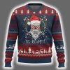 Santa Yo Ho Ho Skull Beard Sunglass Ugly Christmas Sweater 2