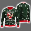Santa Youre On Naughty List Ugly Christmas Sweater 2