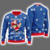 Santa Youre On Naughty List Ugly Christmas Sweater 3