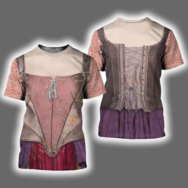 Sarah Sanderson Hocus Pocus Halloween Costume Shirt