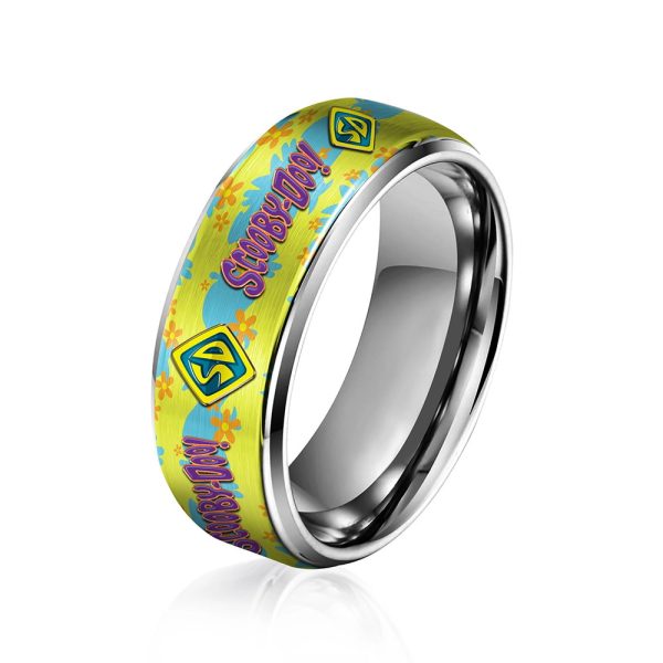 Scooby Doo Silver Tungsten Ring 2