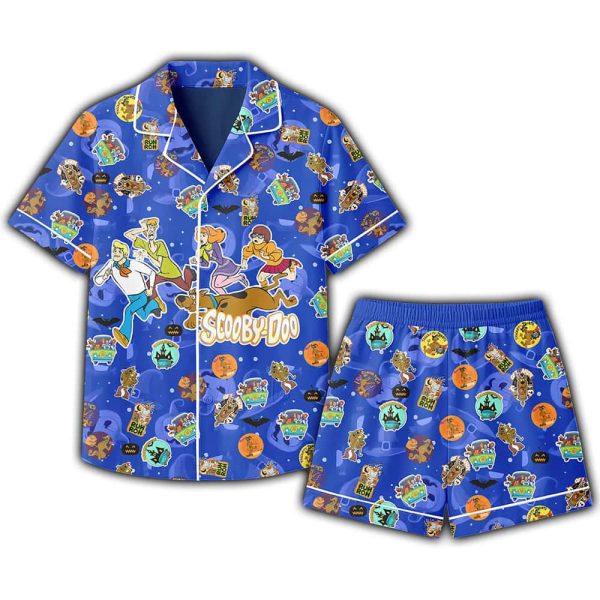 Scooby Doo x Halloween Satin Pajamas Set