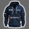 Seahawks Est 1974 Quarter Zip Hoodie 2