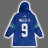 Seahawks Kenneth Walker III 9 Football Unisex Blanket Hoodie 3