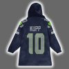 Seahawks Kupp 10 Football Unisex Blanket Hoodie 3