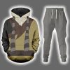 Shan Yu Mulan Halloween Costume Hoodie Joggers