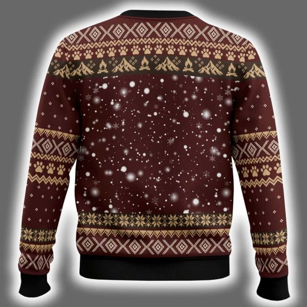 Siberian Husky Reindeers Car Ugly Christmas Sweater 3