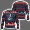 Skeleton Christmas Tree Ugly Christmas Sweater