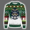 Skull Dia De Rams Ugly Christmas Sweater