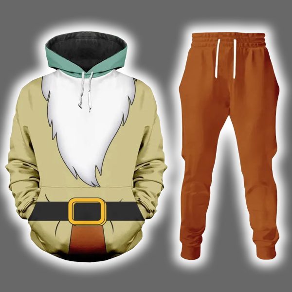 Sleepy Dwarf Halloween Costume Hoodie Joggers