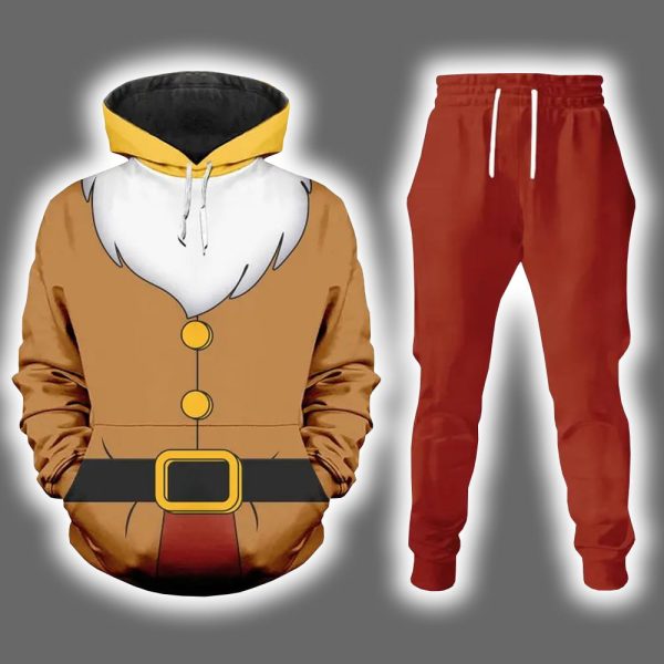 Sneezy Dwarf Halloween Costume Hoodie Joggers