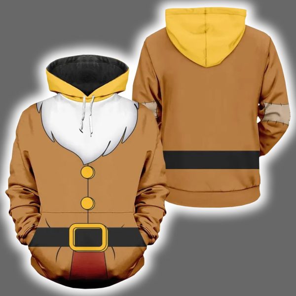 Sneezy Dwarf Halloween Costume Hoodie Joggers 2