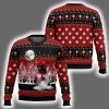 Snowman Black Cat Ugly Christmas Sweater