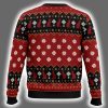 Snowman Black Cat Ugly Christmas Sweater 3