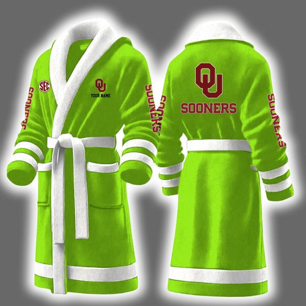Sooners Football Personalized Bathrobe 5