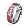 Spider Man Silver Tungsten Ring 2